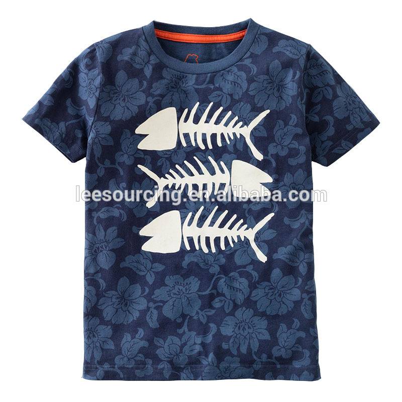 Wholesale custom design casual style custom printing t shirt children boy t shirts
