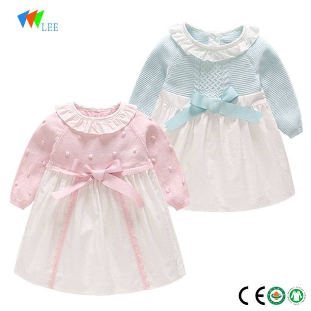 high quality new design fancy party dress for baby girl kids