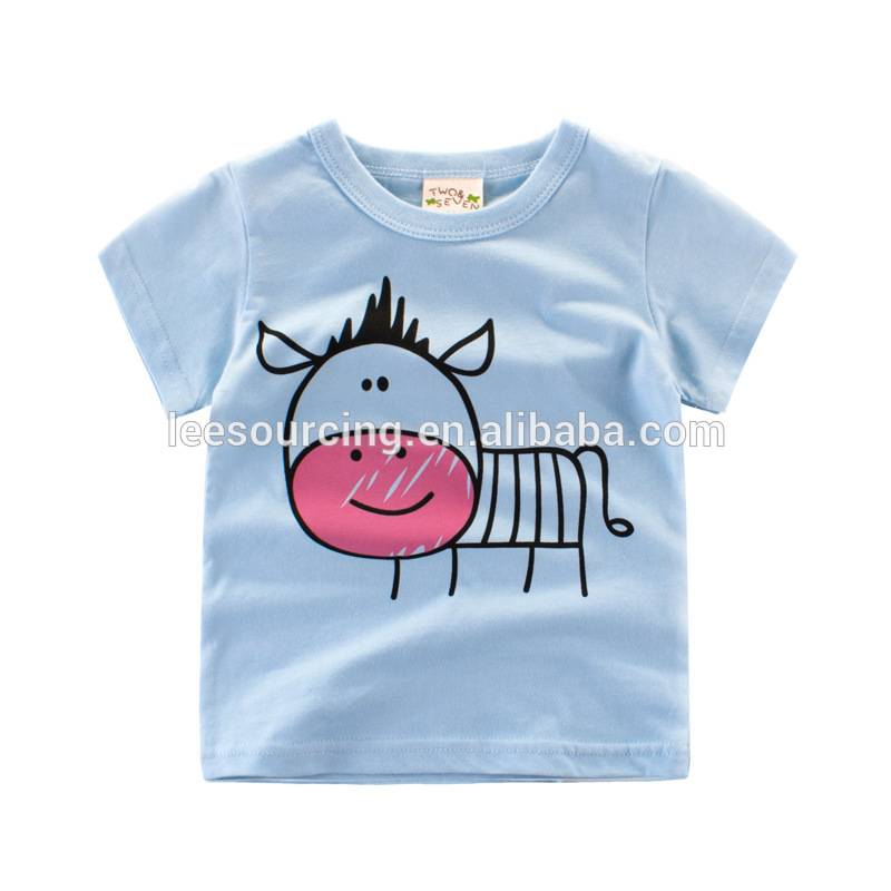 Ordinary Discount Baby Winter Coat - 100% cotton short sleeve cute printing boys cotton t shirt – LeeSourcing