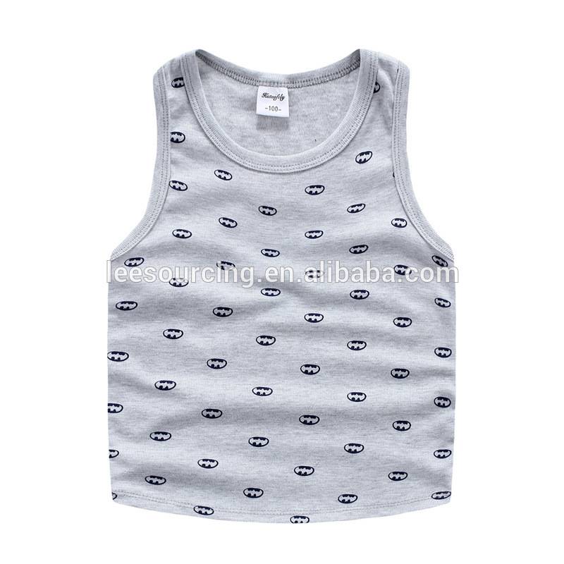 OEM manufacturer Denim Jogging Pants - Wholesale summer fashion baby boy cotton soft printed tank top – LeeSourcing