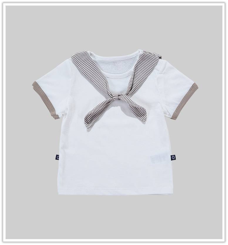 Cina Produsen anak-anak t-shirt 100% katun grosir 1 tahun pakaian bayi berusia