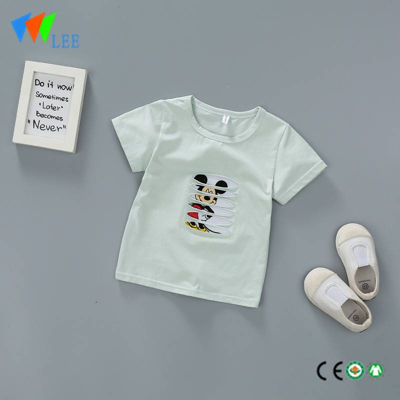 otroška poletna bombažne majice risanke tee srajce po meri oblikovanje tisk vzorec