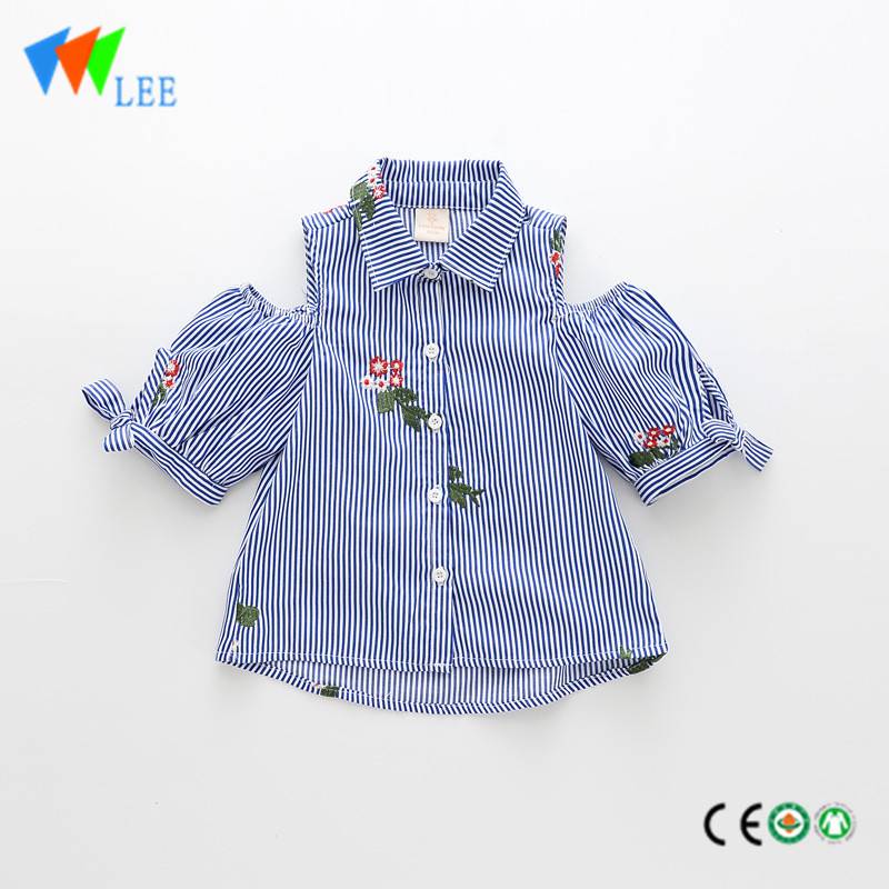 Discount Price Custom Jewllery Gift Box - kids children blouse medium sleeve beautiful girl blouse fashion design embroidery – LeeSourcing