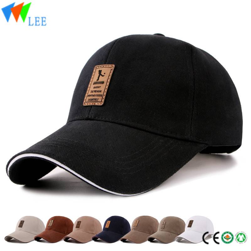 wholesale man's baseball cap custom logo high quality