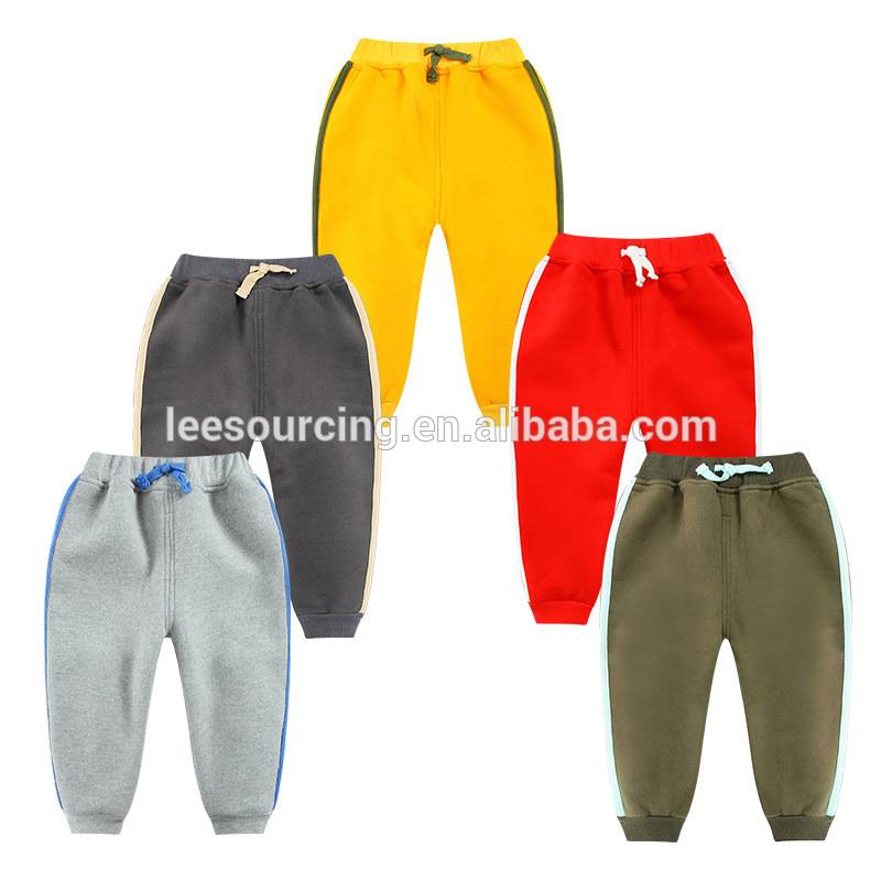 PriceList for Baby Cotton Clothing Set - 100% cotton high quality colorful sports fleece kids boys pants – LeeSourcing