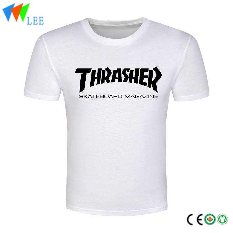 מנהג לוגו THRAAHER עיצוב חדש דפוס חולצות ספורט כותנת אופנה