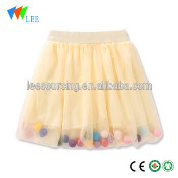 Wholesale fancy girls new tulle children's skirt