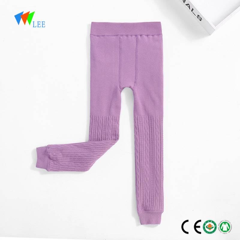 new style child cotton leggings high quality kids leggings pant with pattern wholesale