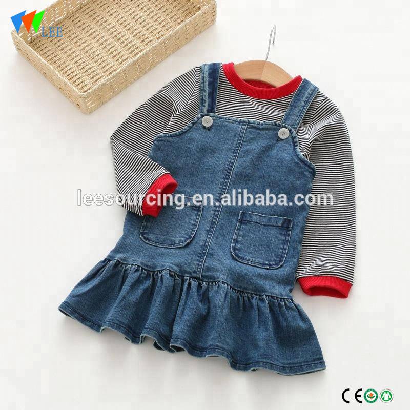 Hot Sale for Cotton Denim Fabric - High quality casual style wholesale girls kids denim dress – LeeSourcing