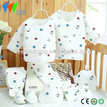 100% Cotton Winter 3 Layers Thick Classical Newborn Baby Gift Set