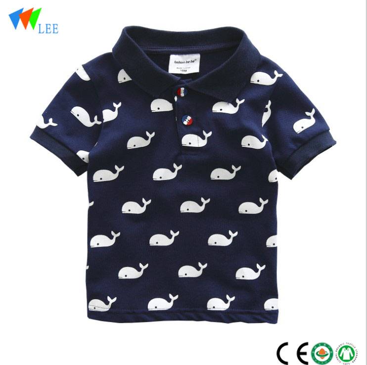 children sports v-neck vest t-shirt quality polo t-shirts