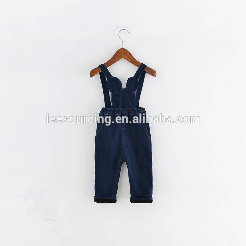 Chinese wholesale Boy Beach Shorts - New design denim overalls 100% cotton wholesale kids pants – LeeSourcing