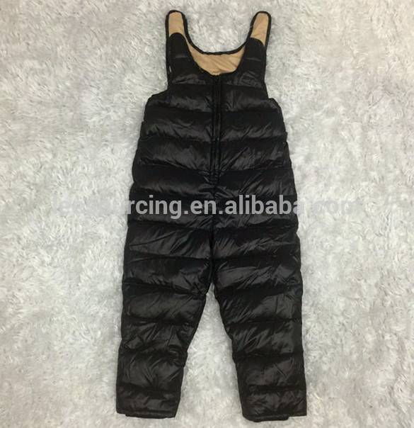Trgovina na veliko Djeca Warm hlače Zimske hlače Black One-Piece jumpsuit