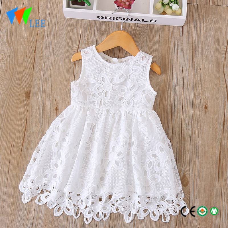 One of Hottest for Materials Umbrella - summer shortless girls children latest fashion lace dress designs – LeeSourcing