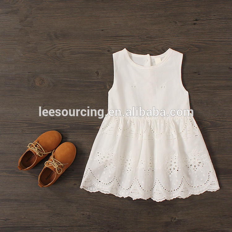 High Quality Boy Baby Clothing - New fashion sleeveless baby girl lace dress patterns – LeeSourcing