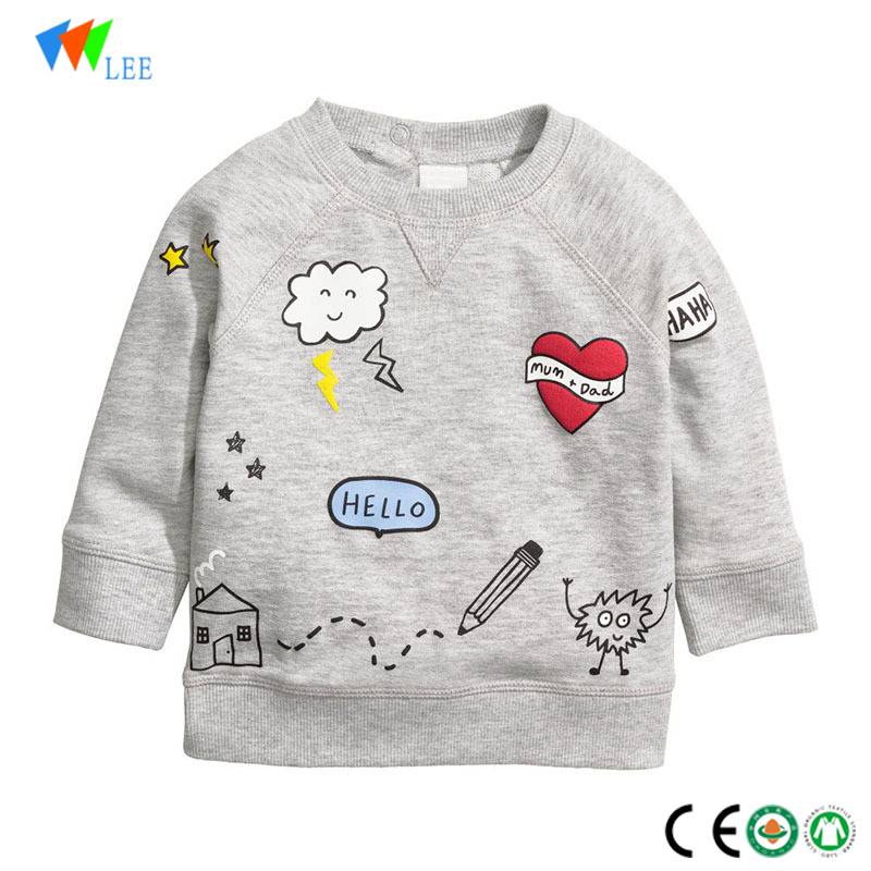 Wholesale Childrens Tights - children new style long sleeve kids girl cartoon t-shirts printing wholesale – LeeSourcing