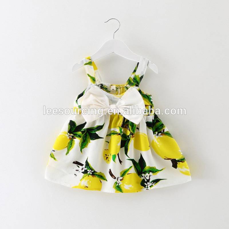Summer African Fashion Halter Neck Baby Girls Party Dresses