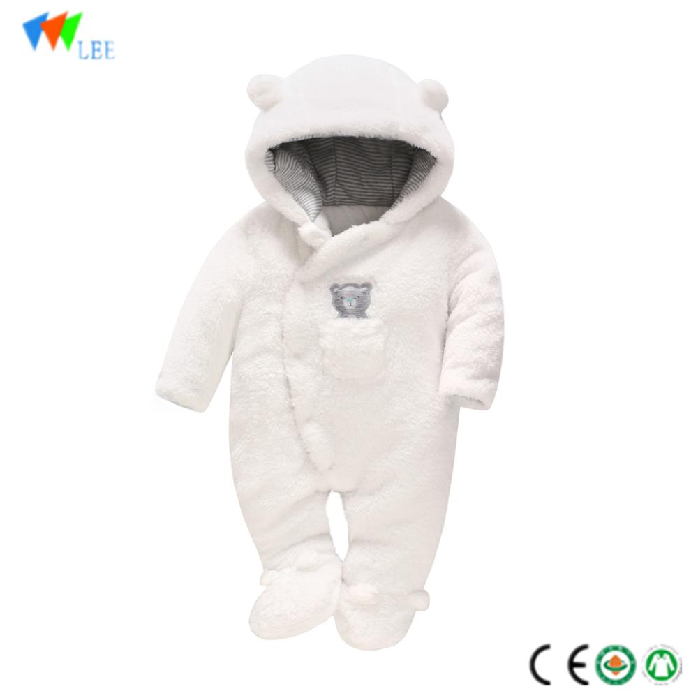 wholesale & OEM high quality cotton cute blank thicken baby romper