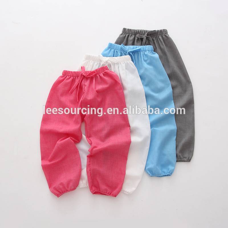 Wholesale candy color loose style high quality girl solid leggings