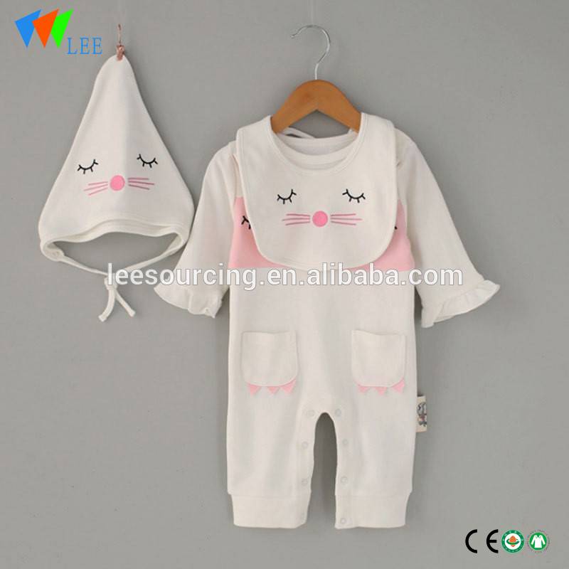 Fashion baby gift set clothes pocket one piece baby bodysuit