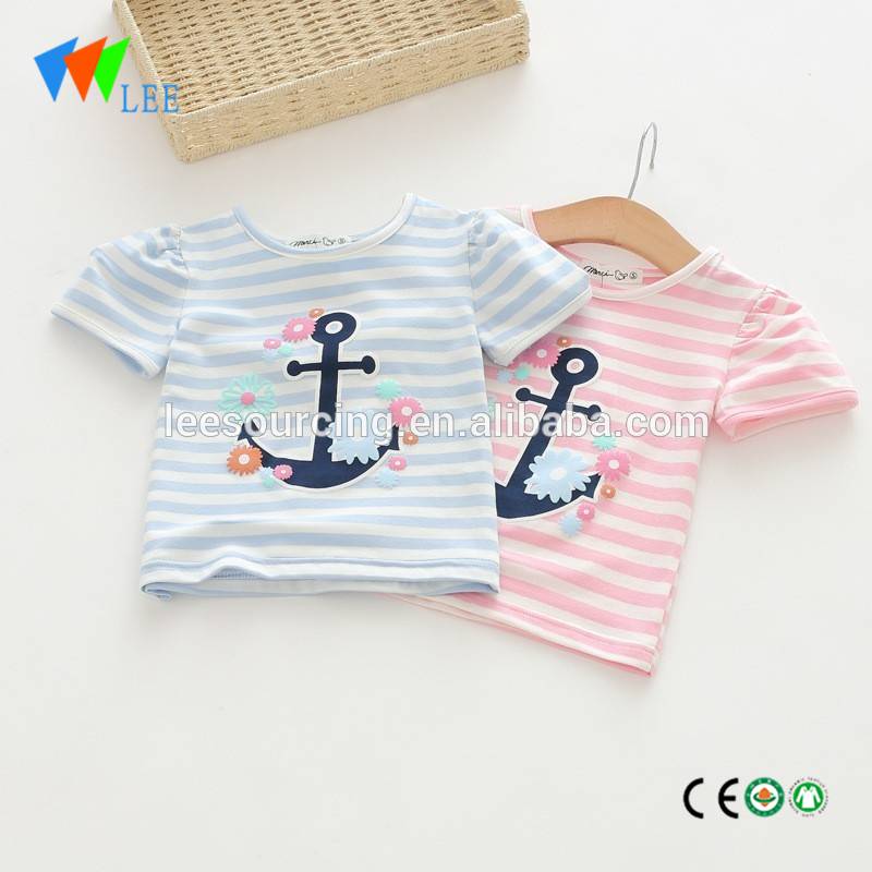 baby stripe cotton navy style summer t shirt