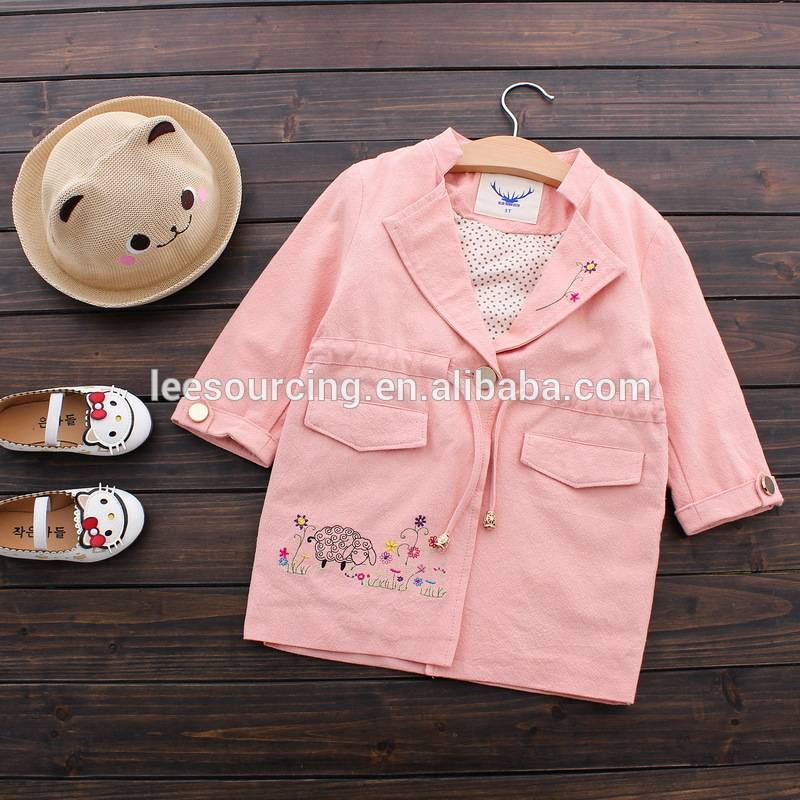 Wholesale spring style girls coat kids clothes children