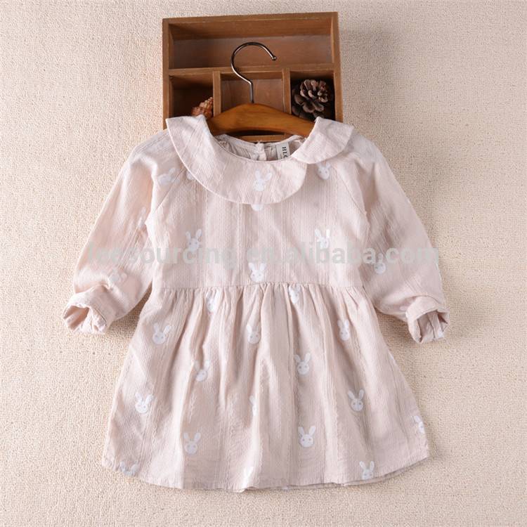 China Wholesale Kids Clothes Green Swing Design Girl Dress