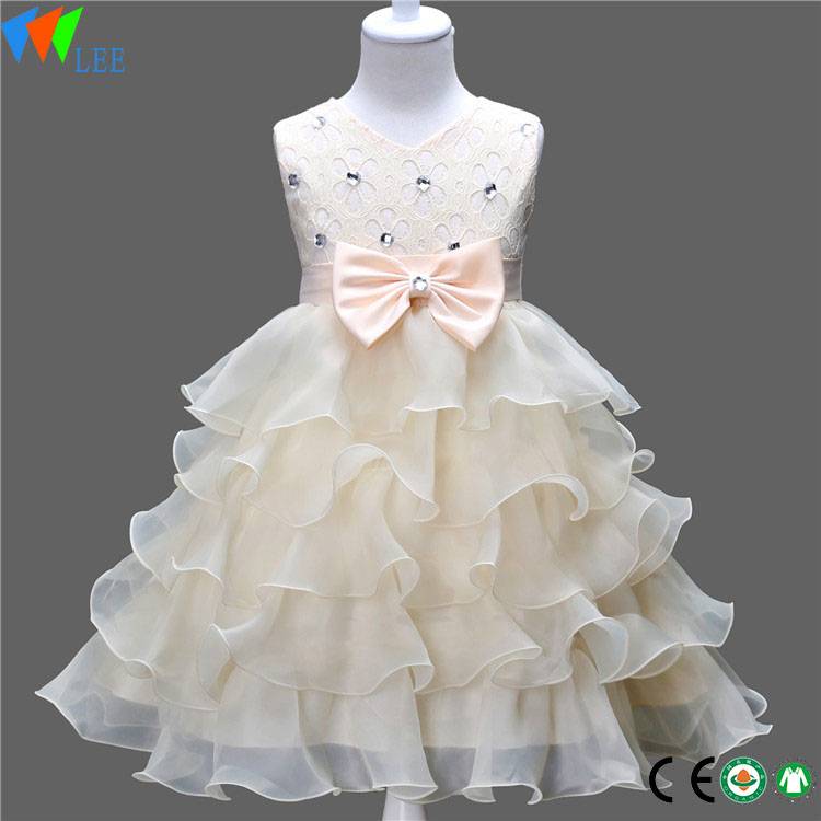 China Gold Supplier for Girls Rompers - Girls Formal Dress Kids Ruffle Lace Wedding Party Evening Princess Dresses – LeeSourcing