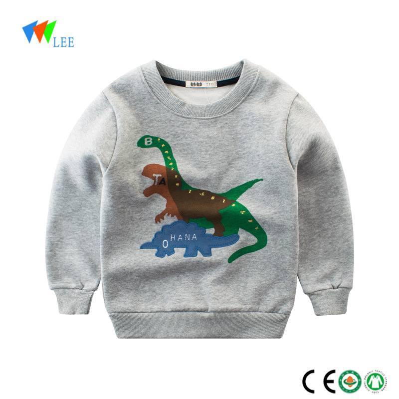 Top quality baby sweater design cotton knit sweater wholesale baby clothes sweatshirt