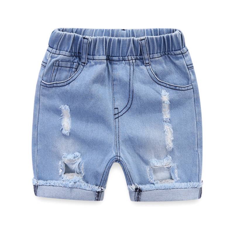 bērniem īsās bikses vasaras šorti unisex bērnu džinsi