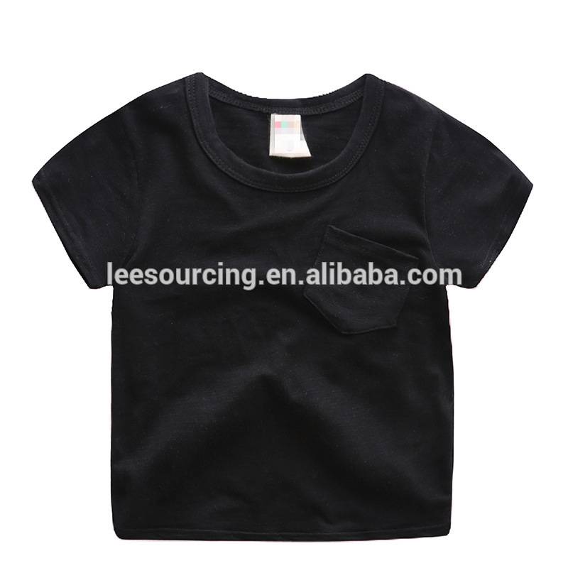vêtements design bambou gros T-shirts plaine filles de bébé fantaisie t-shirt