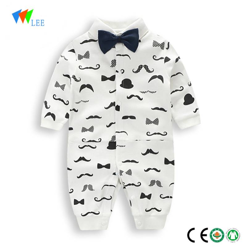 wholesale winter New fashion cotton long-sleeve comfortable thickness baby clothing romper