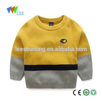 Reliable Supplier Bamboo Romper - Fashion children Spring new design baby boys round neck sweater – LeeSourcing
