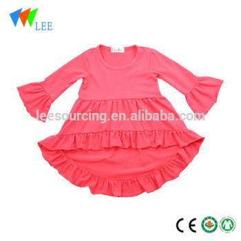 Low price for Cotton On Kids - 100% cotton ruffle raglan sleeve girl dresses for girls of 7 years old children frocks designs long dress – LeeSourcing