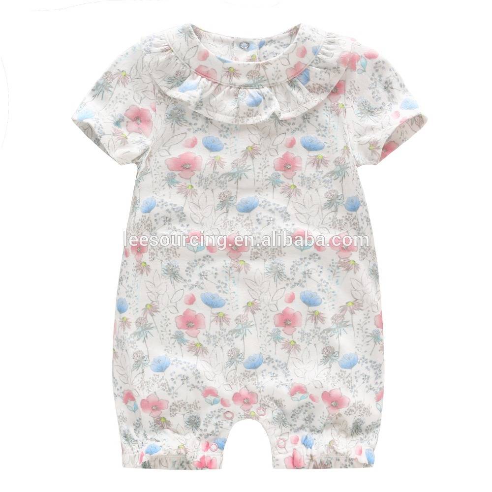 Wholesale short sleeve printing baby bodysuit