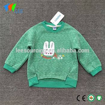Wholesale Clothes Kids Korean Fashion Style Front Short Long Back Pullover Sweatshirt