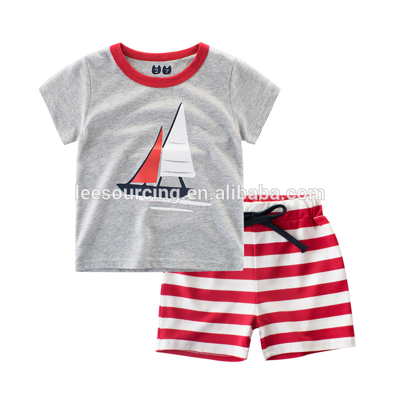 New fashion summer baby boy clothes 2pcs set outfits