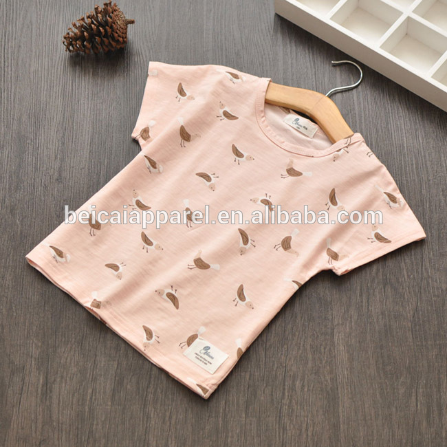 Chinese wholesale Girls Denim Short Pants - Summer cotton white color short sleeve baby girl t-shirt – LeeSourcing