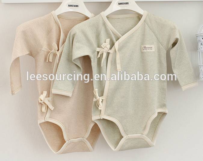 Μακρύ μανίκι μωρό ρούχα μπλούζα βρέφους μαλακό βαμβάκι κατασκευή playsuit