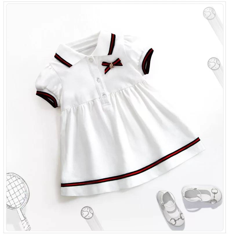 Tukku vauvan vaatteita muoti lasten urheilu mekot lapsille 3-5 vuotta vanha tyttö mekko
