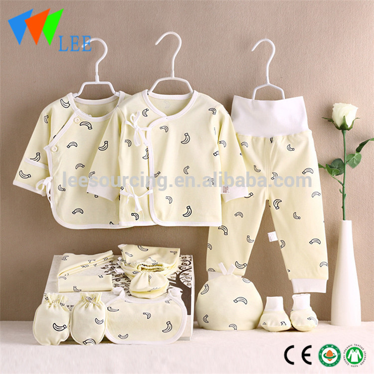 Wholesale Infant Cotton Clothes New Born Baby Gift Set