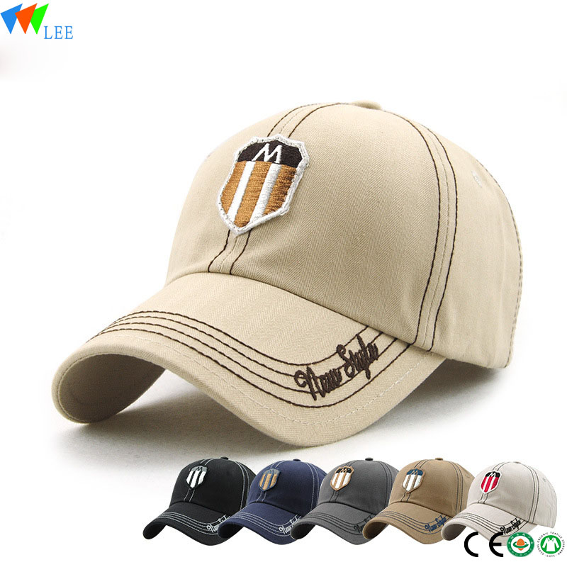 Hot sale baseball cap custom embroidery logo 6 panel baseball cap