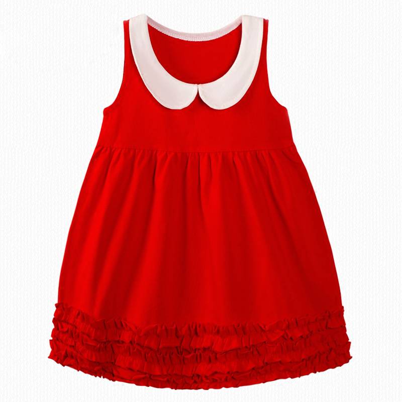 2017 Hot New Floral Print Child Baby Dress Model Clothing Imported From China