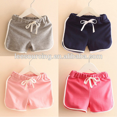 Wholesale colorful baby shorts girl summer little girl cotton shorts