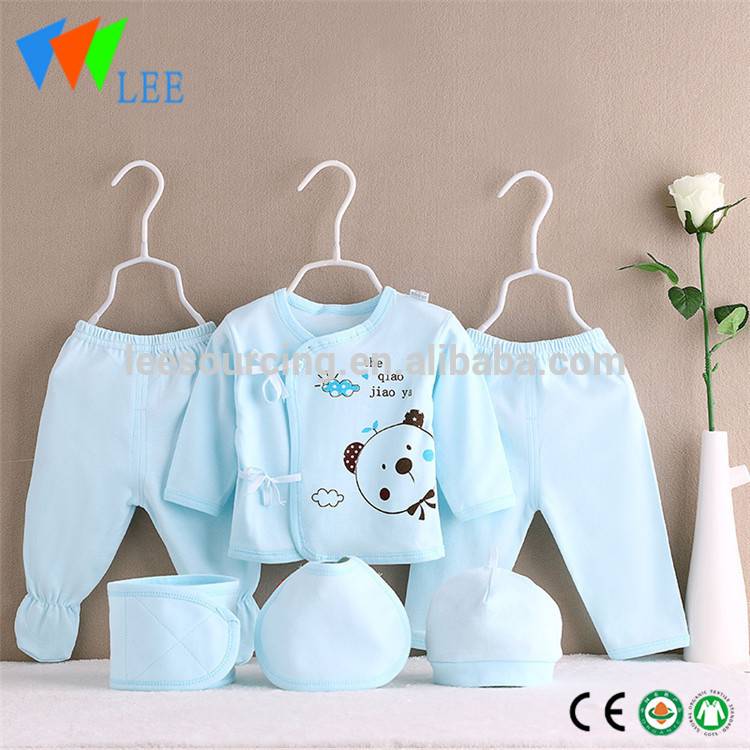 Manufacturer for Baby Pant - Fashion cotton 7 pcs gift newborn baby clothing set – LeeSourcing