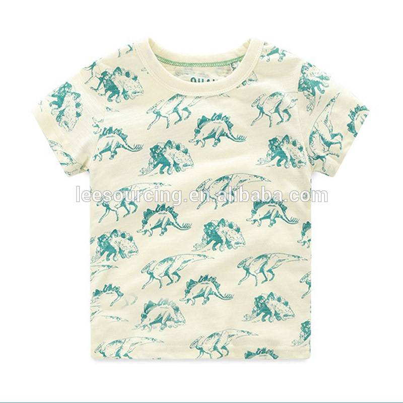 Wholesale kids clothes baby cotton top fashion t shirts baby boys t shirts