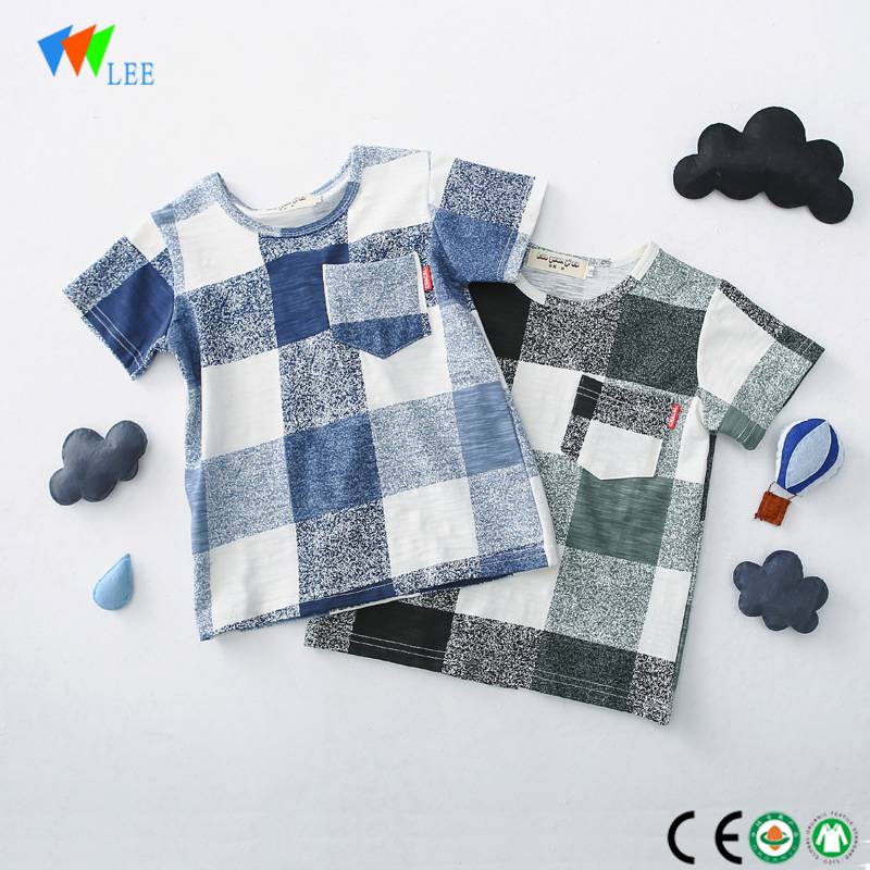 Rapid Delivery for Baby Boys Clothes Sets - New fashion kids round neck t-shirt children's summer short-sleeved cotton kids t-shirt – LeeSourcing