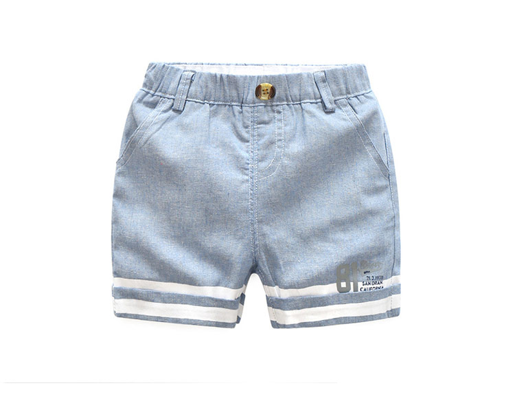 kids boys and girls sports spring summer beach pants with small prints