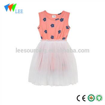 Reasonable price for Import Baby Clothes - High quality smocked design round neck sleeveless white tulle casual dress princess girl tutu one-piece – LeeSourcing
