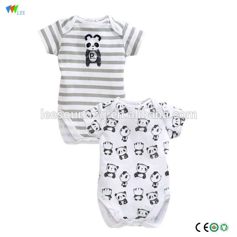 Summer clothes O-neck toddlers bodysuits newborn boy gift sets
